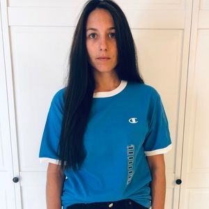 Light Blue Champion T